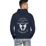 Uncle, Jason Ronnestrand 9/9/75 to 2/21/20 Gildan Heavy Blend Adult Hoodie - navy