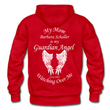 Mom Barbara Schaller Gildan Heavy Blend Adult Hoodie - red