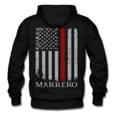 Marrero Firefighter Gildan Heavy Blend Adult Hoodie - black