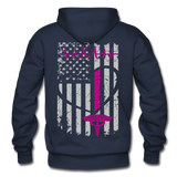 NA Flag - Nursing Assistant Flag Gildan Heavy Blend Adult Hoodie - navy