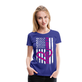 Flight Nurse Women’s Premium T-Shirt (CK1584) - royal blue