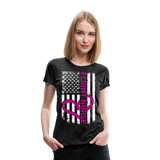 Flight Nurse Women’s Premium T-Shirt (CK1584) - charcoal grey