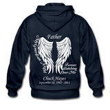 FATHER, CHUCK HAYES Gildan Heavy Blend Adult Zip Hoodie - navy