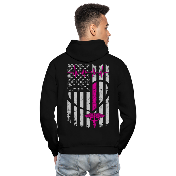Emergency Dept Tech Gildan Heavy Blend Adult Hoodie - black
