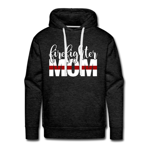 Firefighter Mom Men’s Premium Hoodie - charcoal grey