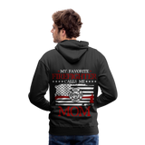 Firefighter Mom Men’s Premium Hoodie (SF) - black