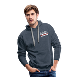 Firefighter Mom Men’s Premium Hoodie (SF) - heather denim