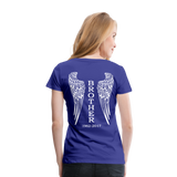 Brother 1962-2017 Women’s Premium T-Shirt - royal blue
