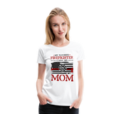 My Favorite Firefighter Calls Me Mom Women’s Premium T-Shirt (CK3702) - white