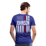 Johnson Firefighter Men's Premium T-Shirt - royal blue