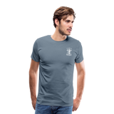 Johnson Firefighter Men's Premium T-Shirt - steel blue