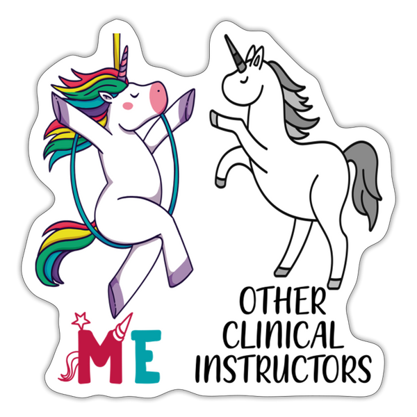 Sticker - white matte