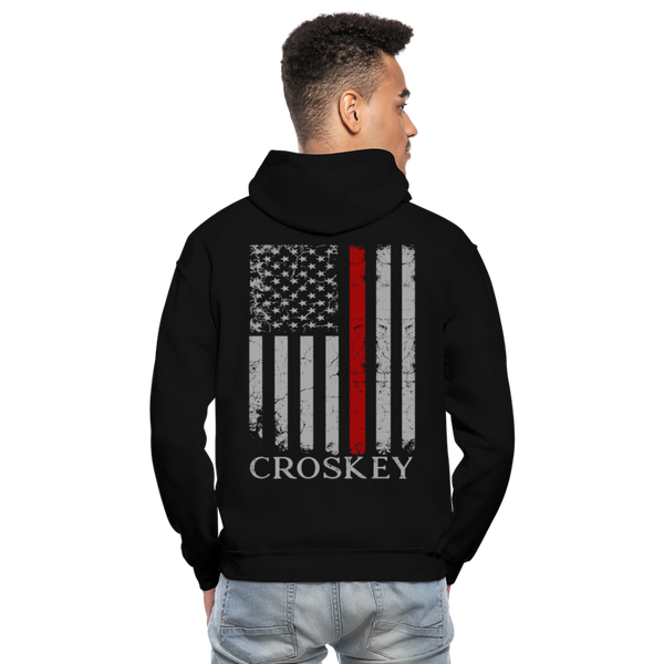 CROSKEY Gildan Heavy Blend Adult Hoodie - black