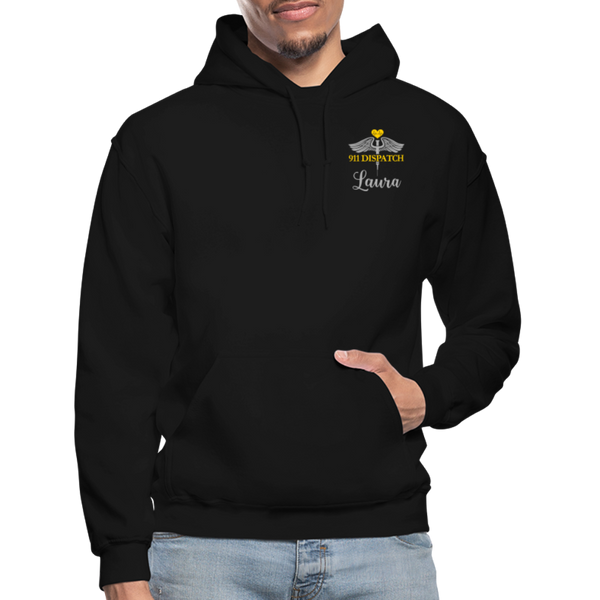 Laura 911 Dispatch Gildan Heavy Blend Adult Hoodie - black