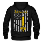Laura 911 Dispatch Gildan Heavy Blend Adult Hoodie - black