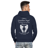 I Have a Guardian Angel I call him Dad Gildan Heavy Blend Adult Hoodie (CK4317) - navy