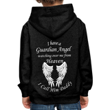 I have a Guardian Angel Daddy Kids‘ Premium Hoodie (CK4318) - charcoal grey