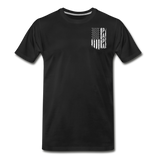 Papa American Flag Men's Premium T-Shirt (CK1902) - black