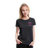 M. Mann ICU RN Critical Nurse Flag Women’s Premium T-Shirt - black