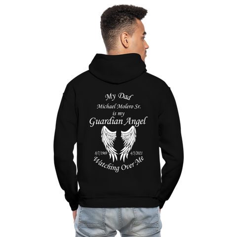 My Dad Michael Molero Sr.  Gildan Heavy Blend Adult Hoodie - black