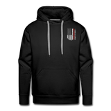 Daddy American Flag Men’s Premium Hoodie - black
