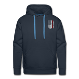 Daddy American Flag Men’s Premium Hoodie - navy