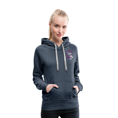 Susan LVN Women’s Premium Hoodie - heather denim