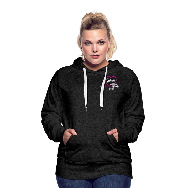 Susan LVN Women’s Premium Hoodie - charcoal grey