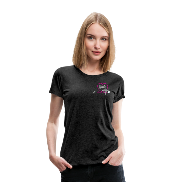 Kristy Emergency Nurse Women’s Premium T-Shirt - charcoal grey