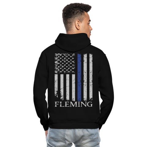 Fleming Gildan Heavy Blend Adult Hoodie - black