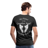 Fiancé Guardian Angel Men's Premium T-Shirt - black