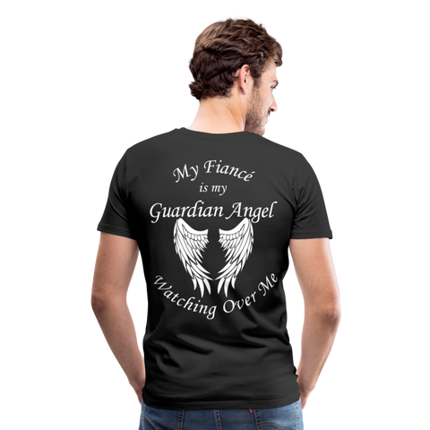 Fiancé Guardian Angel Men's Premium T-Shirt - black