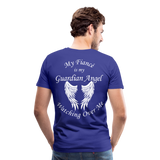 Fiancé Guardian Angel Men's Premium T-Shirt - royal blue