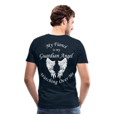 Fiancé Guardian Angel Men's Premium T-Shirt - deep navy