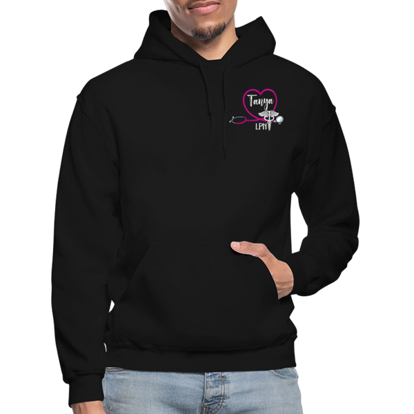 Tanya LPN Gildan Heavy Blend Adult Hoodie - black