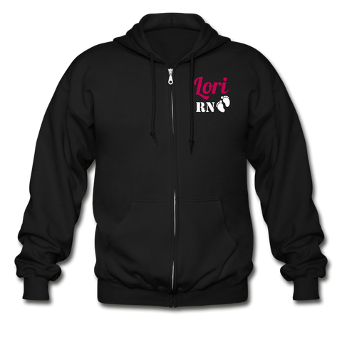Lori RN Gildan Heavy Blend Adult Zip Hoodie - black