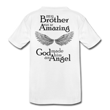 Brother Amazing Angel Sister of An Angel Kids' Premium T-Shirt - white