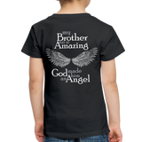 Brother Amazing Angel Sister of An Angel Toddler Premium T-Shirt - black