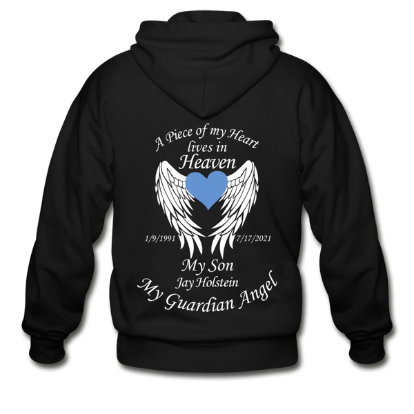 Son Jay Holstein Gildan Heavy Blend Adult Zip Hoodie - black