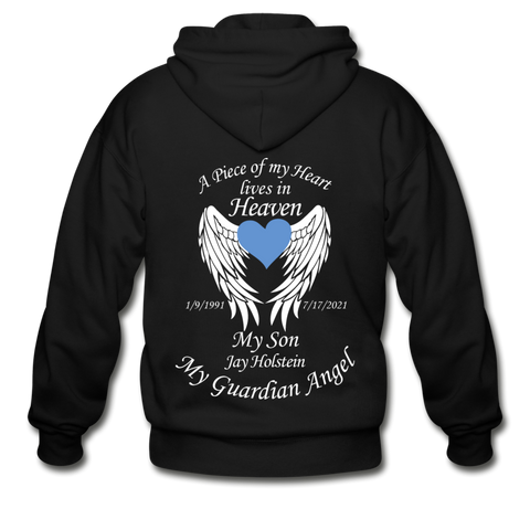 Son Jay Holstein Gildan Heavy Blend Adult Zip Hoodie - black