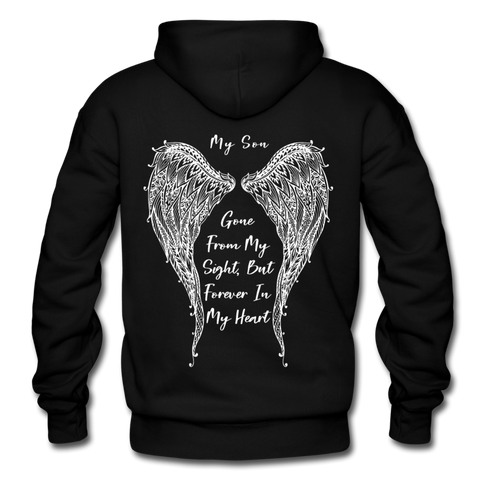 My Son Gone From My Sight, But Forever in My Heart Gildan Heavy Blend Adult Hoodie (CK1803) - black