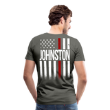 Johnston Men's Premium T-Shirt - asphalt gray