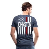 Johnston Men's Premium T-Shirt - heather blue