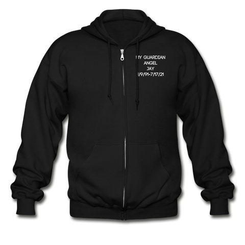 Jay My Son Gildan Heavy Blend Adult Zip Hoodie - black