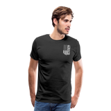 Popo American Flag Men's Premium T-Shirt - black