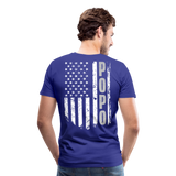 Popo American Flag Men's Premium T-Shirt - royal blue
