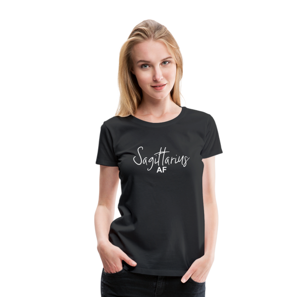 Sagittarius AF Women’s Premium T-Shirt (CK1563) - black