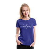 Sagittarius AF Women’s Premium T-Shirt (CK1563) - royal blue