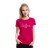 Sagittarius AF Women’s Premium T-Shirt (CK1563) - dark pink