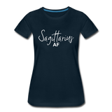 Sagittarius AF Women’s Premium T-Shirt (CK1563) - deep navy